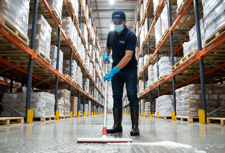Limpieza a naves industriales en Monterrey - Clinnsa